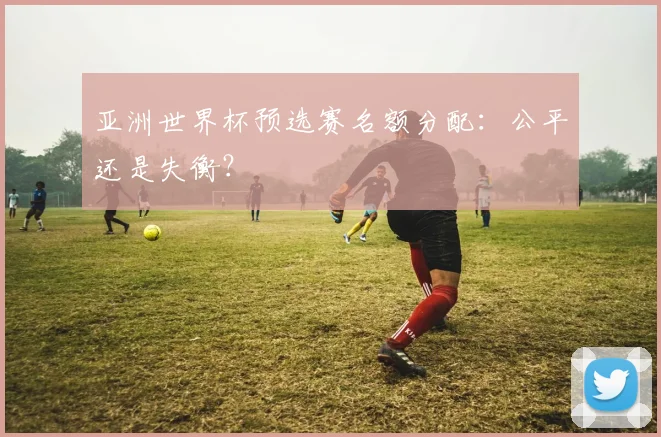 亚洲世界杯预选赛名额分配：公平还是失衡？