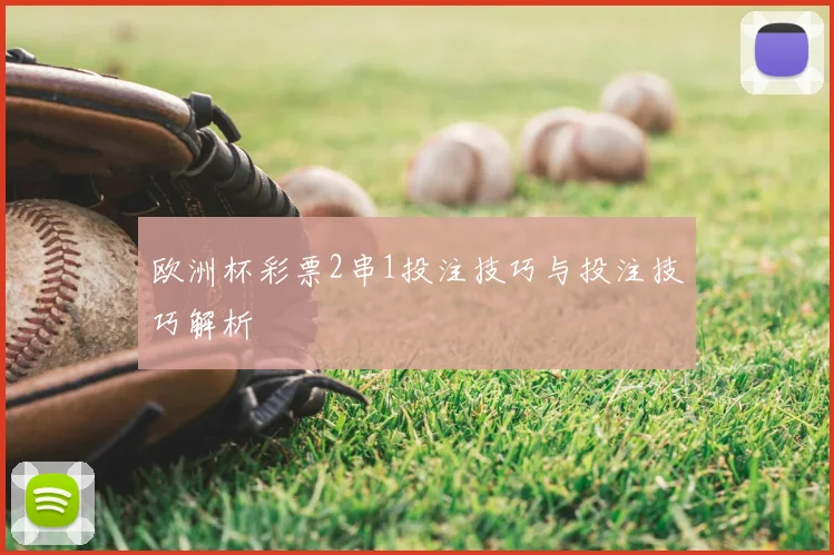 欧洲杯彩票2串1投注技巧与投注技巧解析